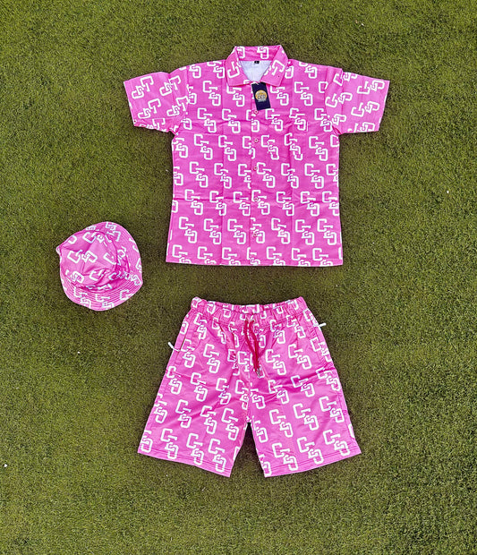 CEO Lifestyle “Pink” Button Down Set