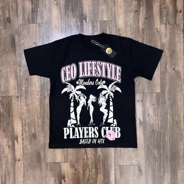 CEO “Members Only” Tee Pink